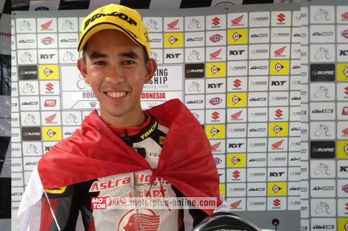 Setting ulang sebelum warm up lap pagi hari ini (7/8) bisa mengulang suksesnya yang kemarin (6/8), pembalap Astra Honda Racing Team (AHRT) ini menyabet podium tertinggi di 600 cc Asia Road Racing Championship (ARRC) race ke-2