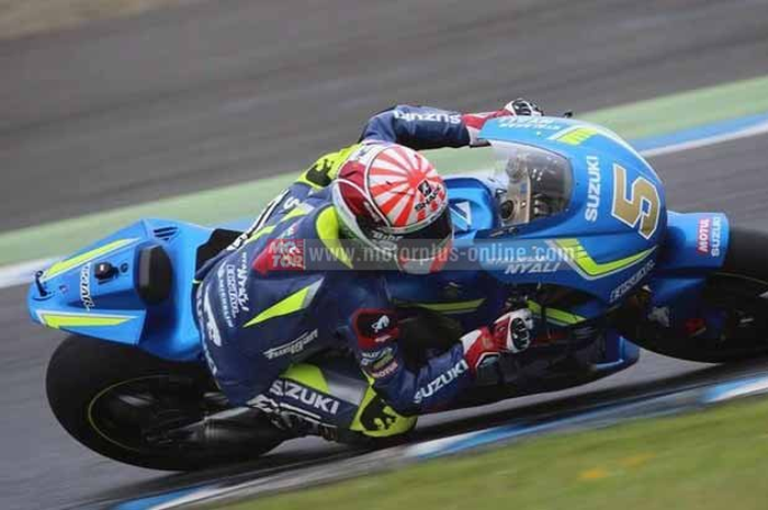 Johann Zarco diam-diam sudah mengetes motor Suzuki MotoGP di Suzuka, Jepang, kemarin (16/6). Zarco jadi salah satu kandidat kuat rider Suzuki musim depan untuk menjadi tandem Andrea Iannone
