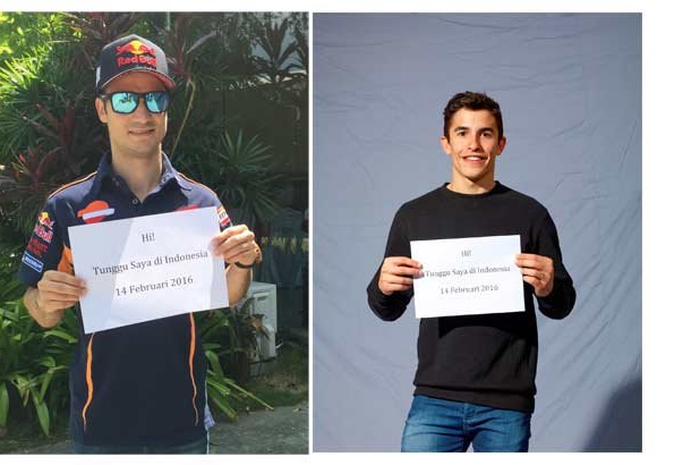 Kedatangan Marc Marquez dan Dani Pedrosa ke sirkuit Sentul Minggu ini (14/2) ada jadwal tambahan nih bro. Marc Marquez dan Dani Pedrosa akan jadi bintang launching Honda All New CBR150R 2016. Honda All New CBR150R 2016