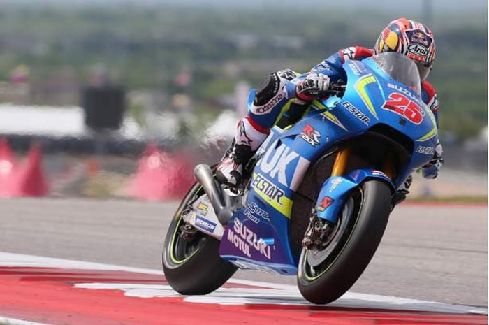 Kemarin (12/4) jadi waktu yang bikin senang Maverick Vinales, rider MotoGP dari Suzuki Ecstar MotoGP Team. Maverick senang banget dari tes khusus di sirkuit Austin, Amerika. Hasilnya Maverick Vinales mulai lebih cepat setelah tes di sirkuit Austin, A