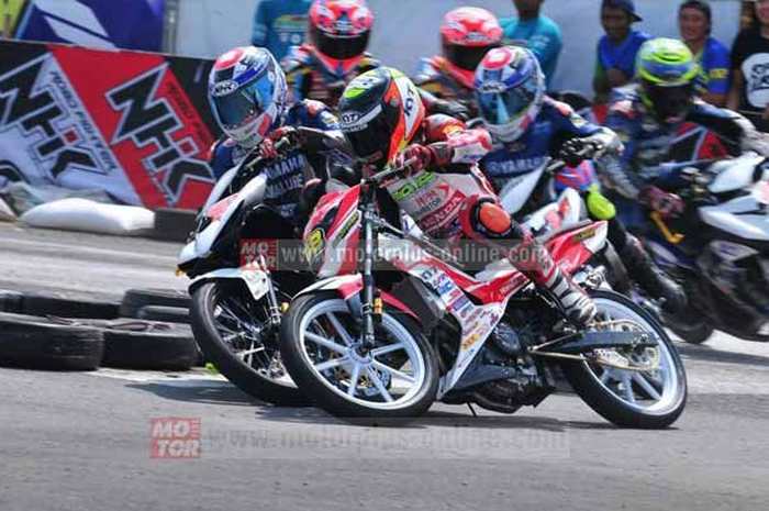 Rider-rider Honda di kelas seeded berhasil sapu bersih sesi kualifikasi Motorprix Subang. Sabtu (15/10) di Sirkuit Gery Mang, Subang. Jawa Barat