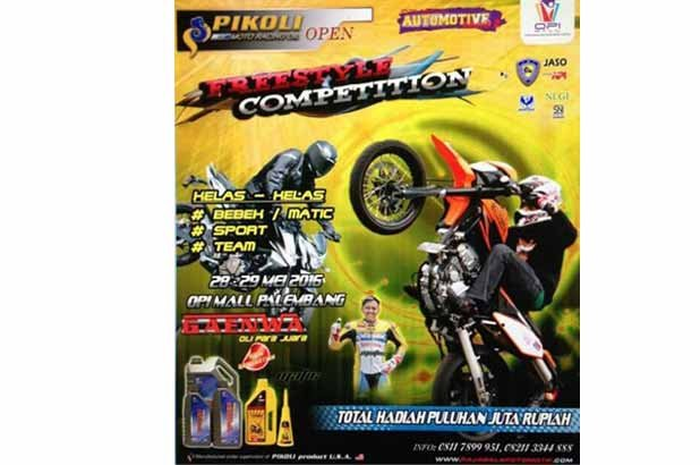 kompetisi bergengsi aksi ketangkasan Pikoli Open Freestyle  2016