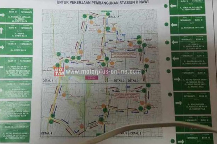 Rencana pembangunan Stasiun MRT di Jl. H Nawi, simpang antara Jl. Abdul Majid sampai Jl. Darul Ma'arif , perlu penyelarasan pengaturan arus lalu lintas. Terutama arus yang akan mengarah ke Jl. Rs Fatmawati atau sebaliknya.