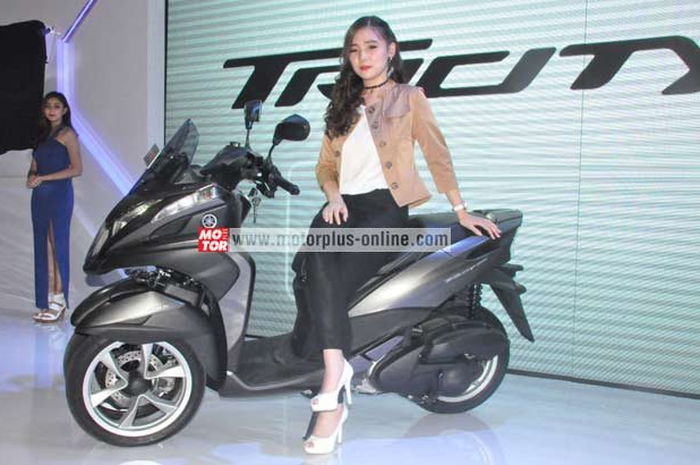 Yamaha Tricity yang dipajang di Indonesia Motorcycle Show (IMOS) 2016 siap dimilik konsumen. Di IMOS 2016 Yamaha Tricity mulai bisa diinden