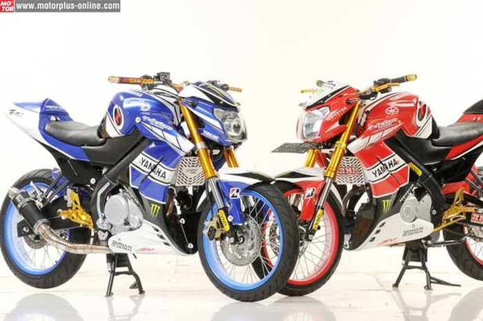 Rumah modifikasi Race Motor Modified (RMM), selalu punya inovasi baru soal modifikasi. Terutama urusan modifikasi tampilan bodi, yang mereka tekuni. Kali ini yang baru rampung alias fresh from the oven, bodi Yamaha New V-ixion Lighting (NVL). “Konsep
