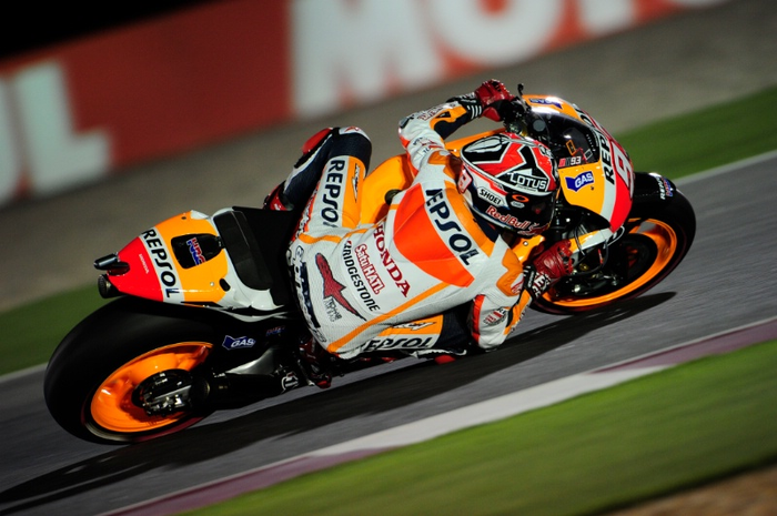 Asapi Rossi di Losail Marquez Buka Musim 2014 Dengan Kemenangan