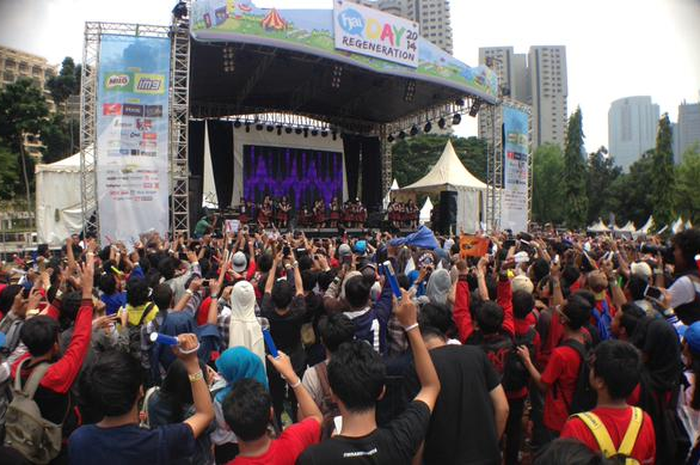 Panggung Utama HAIDay 2014 menyerap lebih dari 60.000 anak muda paling semangat