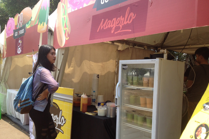 magerlo, salah satu booth di Go Food Area