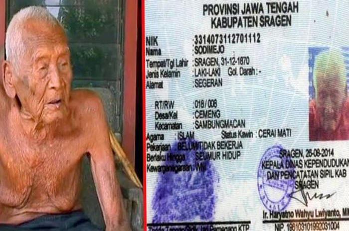 Mbah Gotho, manusia tertua di dunia