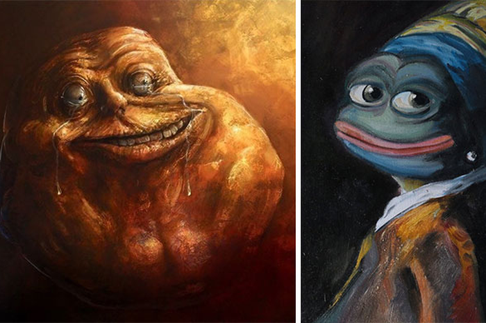 Begini Jadinya Kalo Karakter Meme Dibikin Versi Klasik