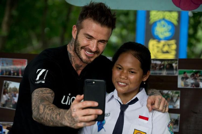 David Beckham dan Sripun.