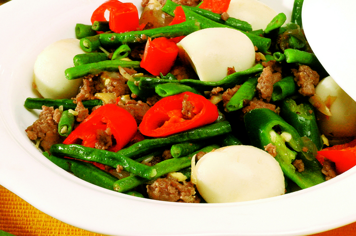 Resep Sehat: Tumis Kacang Panjang Telur Puyuh