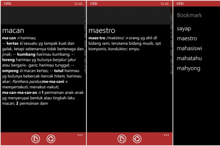 Aplikasi KBBI untuk Sistem Operasi Windows Phone Resmi Dirilis