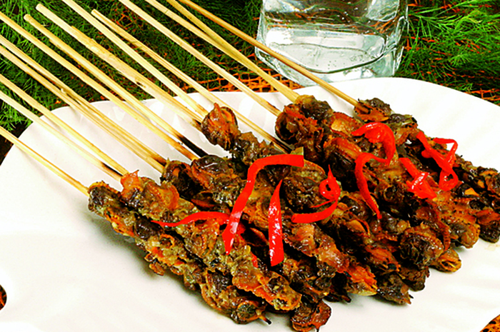 Resep Sehat: Sate Kerang Bumbu Kacang