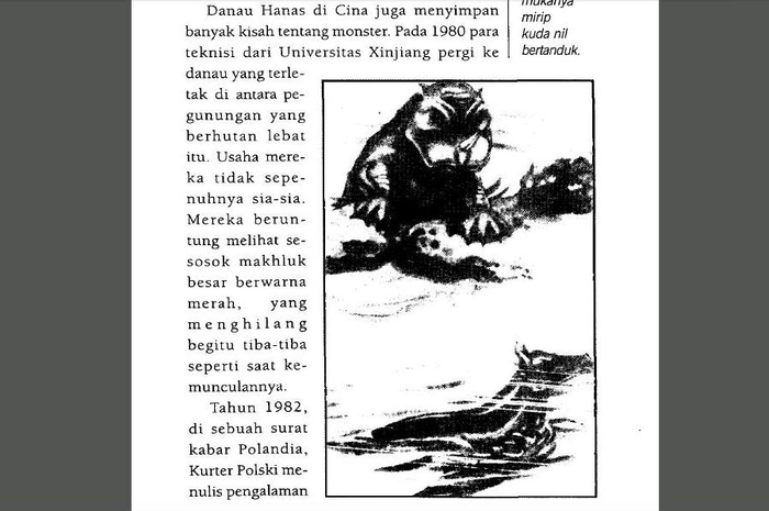 Penampakan Aneh Makhluk Penghuni Air