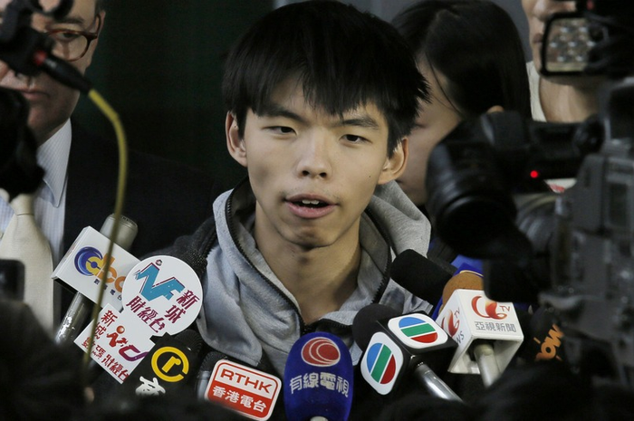Joshua Wong, Pemuda 18 Tahun yang Menggerakkan Demonstrasi di Hong Kong Dibebaskan dengan Jaminan