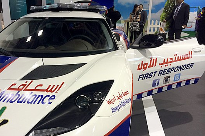 Ambulans Tercepat di Dunia Ada di Dubai
