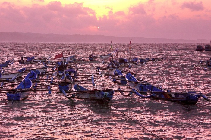 Pantai Timur Pangandaran.