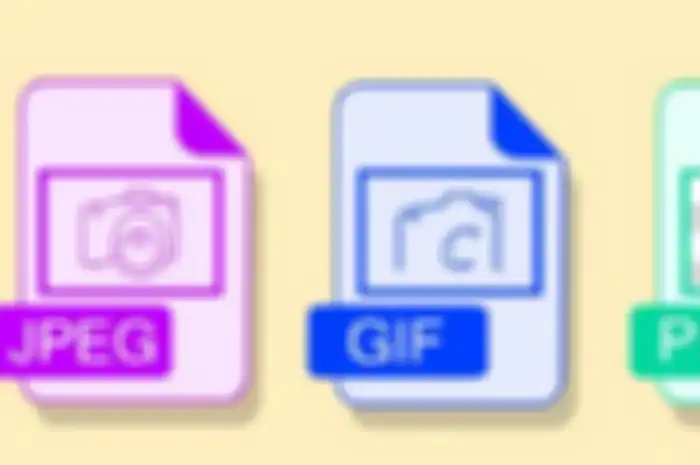 Macam jenis format gambar JPEG, GIF, dan PNG