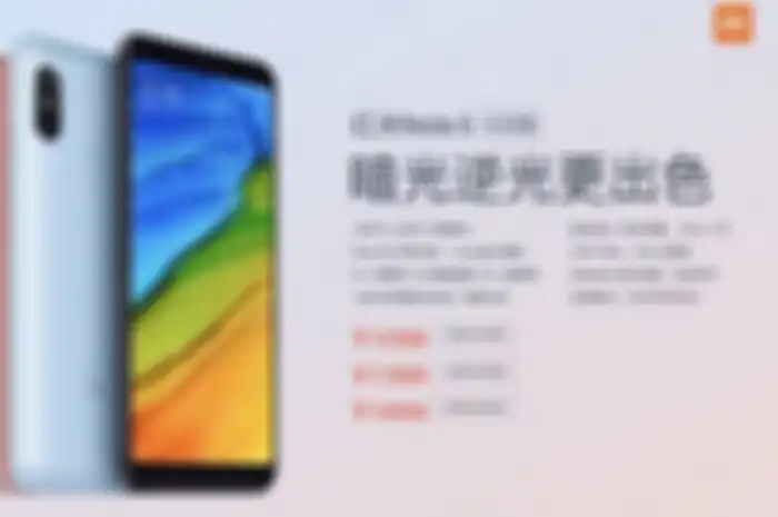 Flash sale Redmi Note 5 di Tiongkok