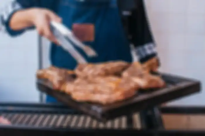 Ilustrasi daging bakar