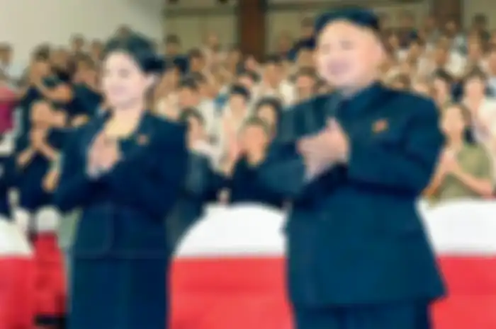 Kim Jong Un dan istrinya, Ri Sol Ju