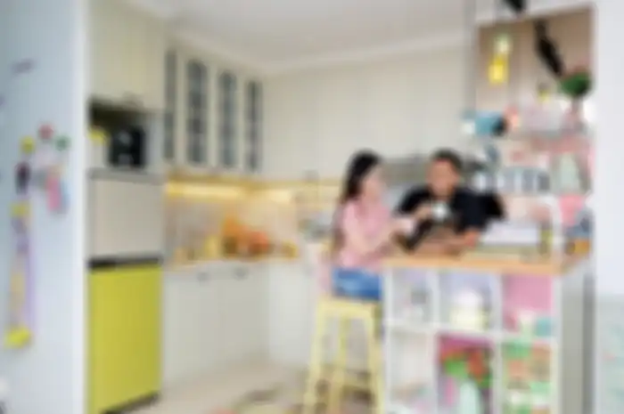 Ilustrasi ruang dapur.