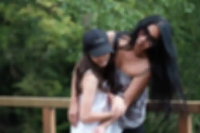Anggun C Sasmi dan putri semata wayangnya Kirana Cipta Montana Sasmi