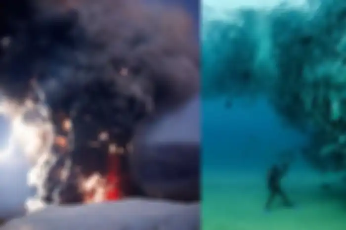 Kolase Foto Kekuatan Alam
