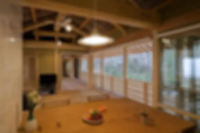 Rumah di Jepang dengan material kayu.