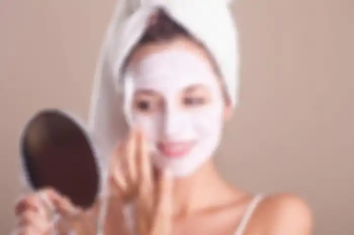 Ilustrasi masker wajah alami