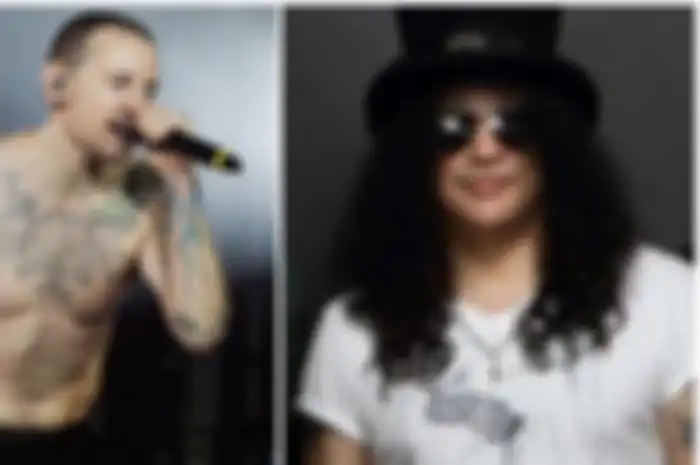 Chester Bennington dan Slash