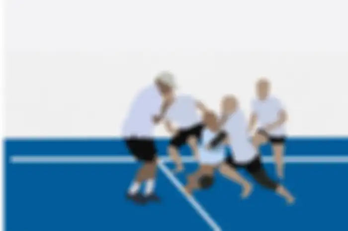 Ilustrasi olahraga kabbadi