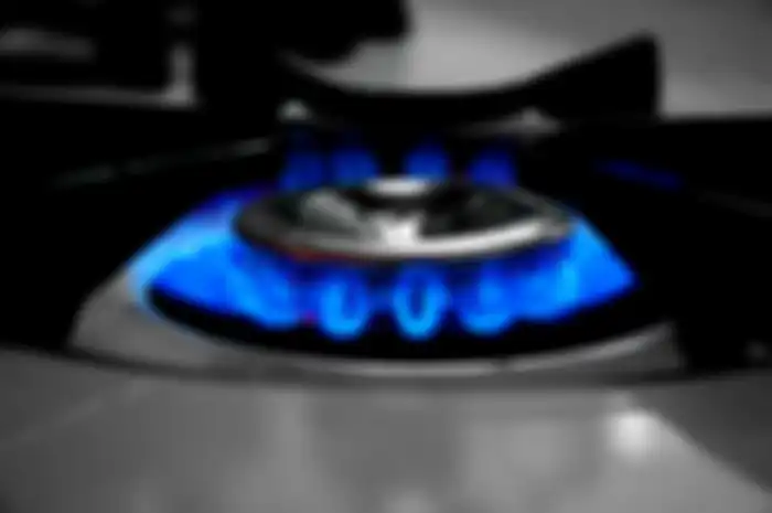 Ilustrasi Kompor dengan bahan bakar gas LPG.