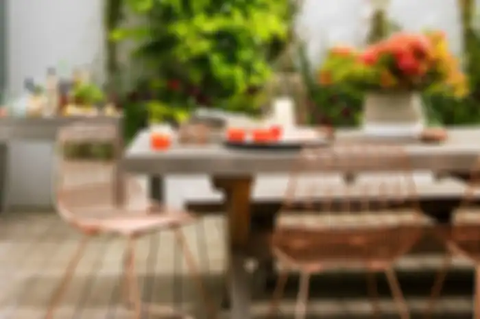 Ruang makan outdoor