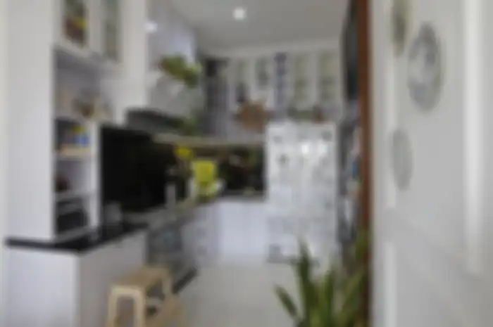 Inpirasi dapur monokrom milik @bonpatriciaaa.