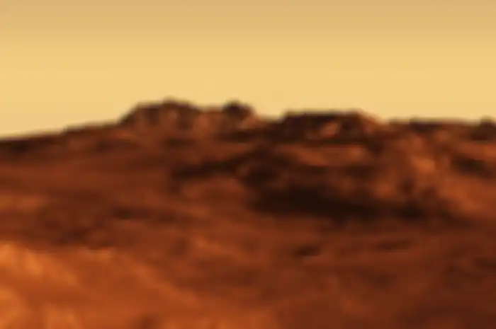 ilustrasi tanah Mars