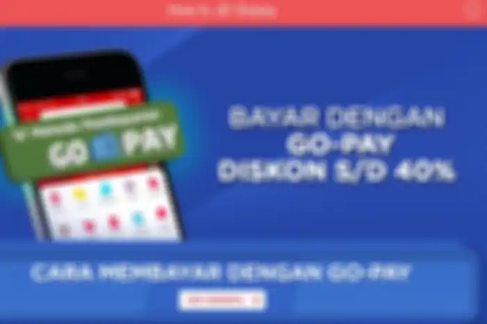 Harbolnas! Bayar pakai GO-Pay dapat tambahan diskon