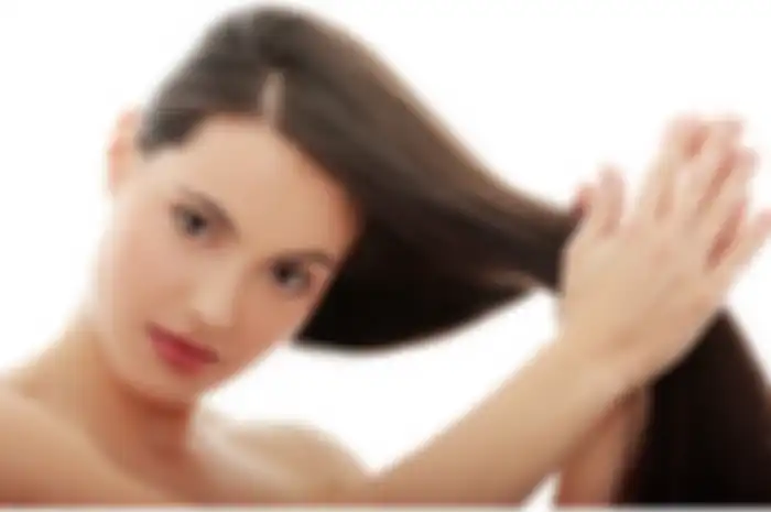 rambut berkilau