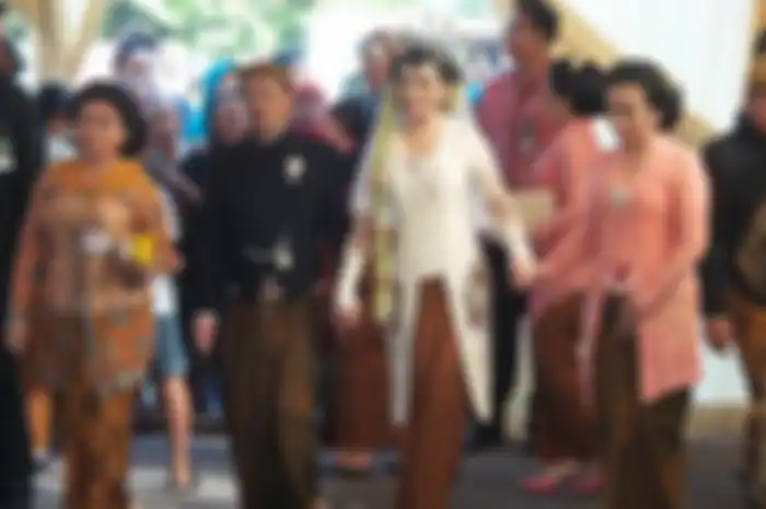 Selvi Ananda di hari pernikahannya dengan Gibran Rakabuming Raka.