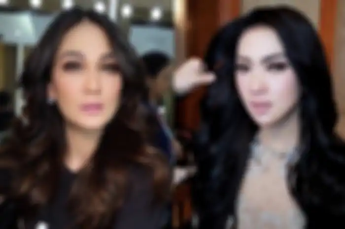 Syahrini dan Luna Maya