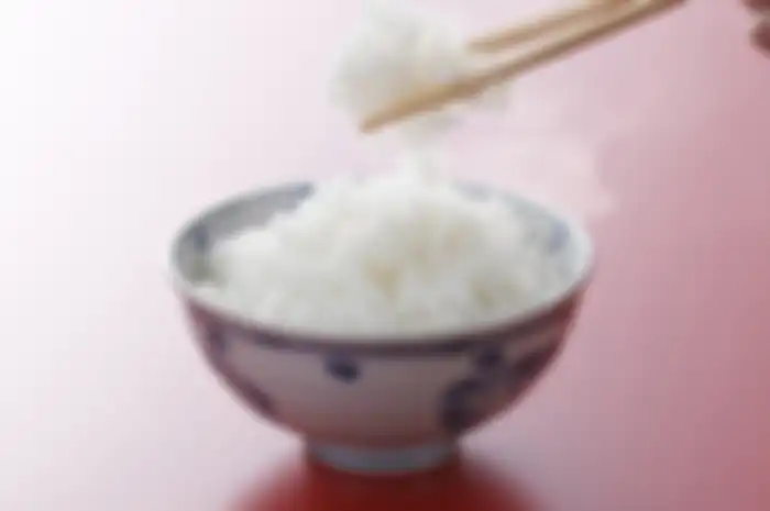 Nasi pulen ala restoran Jepang