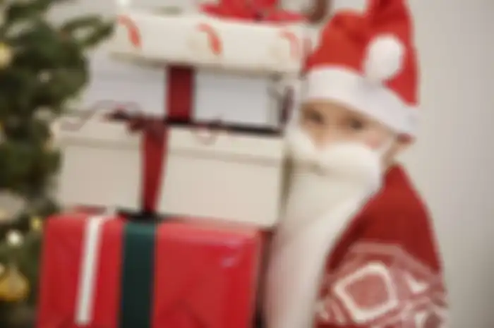 Bertukar kado Natal