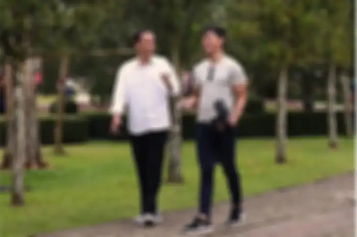 Kaesang dan Presiden Jokowi