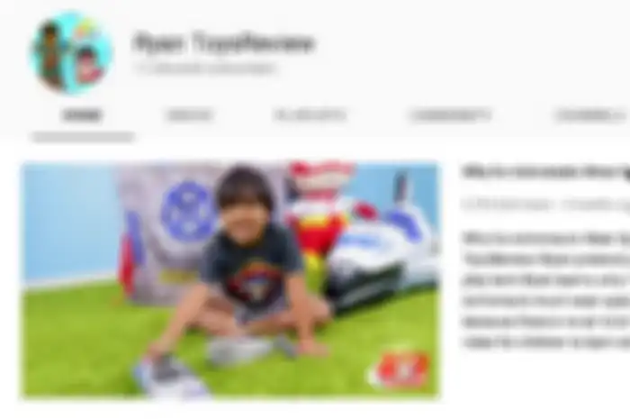 Kanal Ryan Toys Review di YouTube