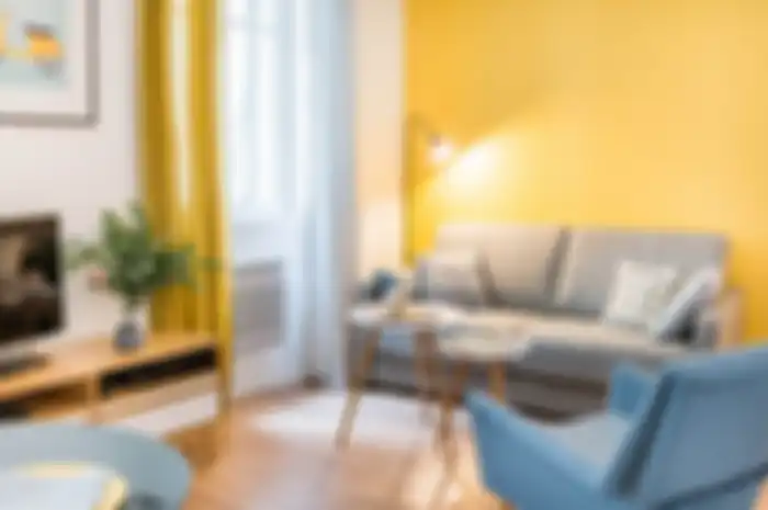 Ilustrasi apartemen tipe studio.