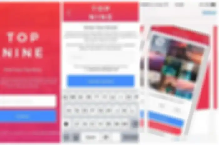 Best Nine Instagram dengan aplikasi topnine.co