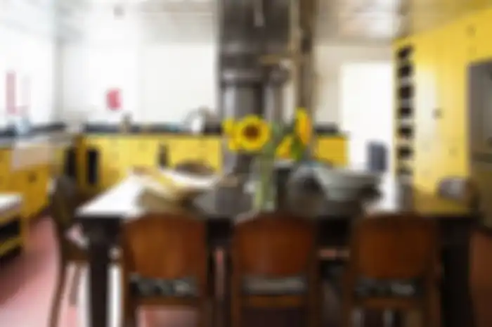 inspirasi dapur bohemian