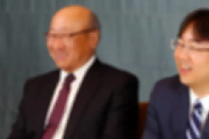 President Nintendo, Shuntaro Furukawa dan mantan President Nintendo, Tatsumi Kimishima.
