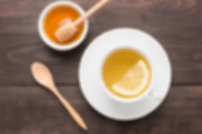 ilustrasi teh lemon